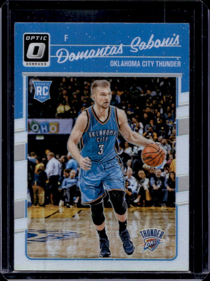 2016-17 Donruss Optic Domantas Sabonis RC Holo Rookie #161 Thunder