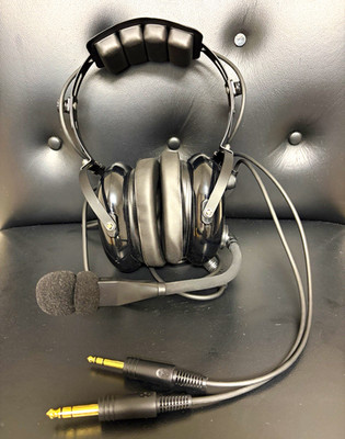 Rugged Radios Rugged Air Black Over-Ear 3.5mm Plug Boom Mic Headset