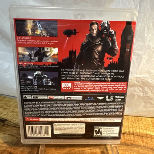 Wolfenstein: The New Order (Sony PlayStation 3, 2014) - Tested - Picture 2 of 5