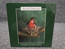 Vintage 1997 Ceaco Anne Geddes 100 Piece Jigsaw Puzzle BABY BIRD Made in USA