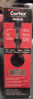 FastenMaster Cortex Hidden Fastening Trex Fascia 1-3/4  Enhance Saddle 50 LF 