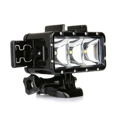3W 5500K-6000K Waterproof Diving LED Spot Light For GoPro Hero 5 4 3+ 3 SJ4000 J