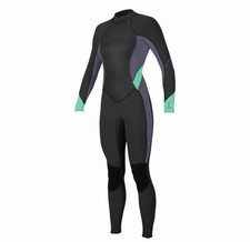 O  Neill Women  s Bahia 3/2mm Back Zip Full Wetsuit   Size 6, Worn Once