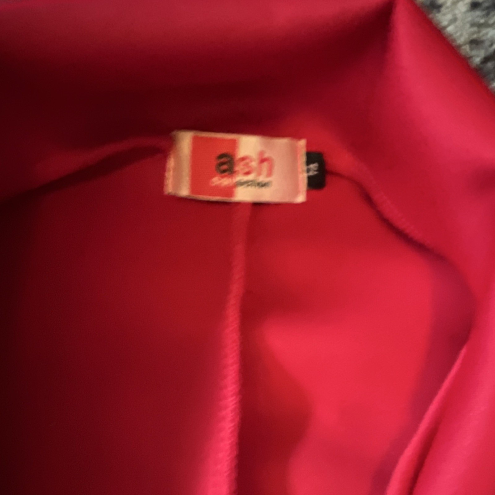 ash Red Studded Shoulder Collared Button Blazer J… - image 2