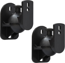 Speaker Wall Mount Brackets, Universal Mount for Surround Sound Speakers, Satell