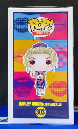 Funko Pop! Heroes - Birds of Prey - Harley Quinn Black Mask Club #303 - Picture 5 of 6