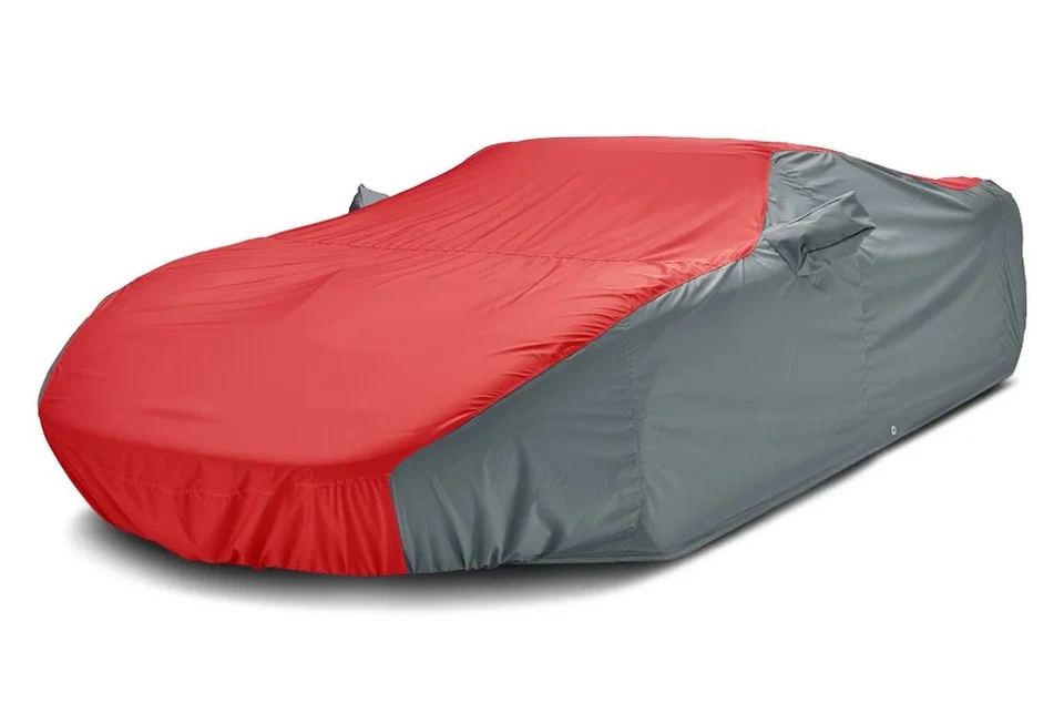 For Lincoln Continental 76-79 Car Cover WeatherShield HP Two-Tone Red Custom Car Foto 2 de 4