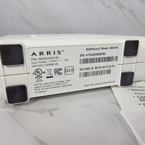 Arris SURFboard SB6190 DOCSIS 3.0 Cable Modem Refurbished - Picture 3 of 6
