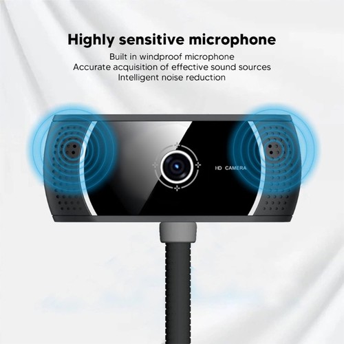 Coated Lens Webcam 30FPS Fluid Video with Noise Canceling Microphone - Photo 6/8