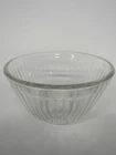Pyrex 3 Cup Glass Ribbed Mixing Bowl Clear Glass 7401-S Ships Free