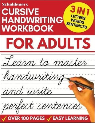 Scholdeners Cursive Handwriting Workbook for Adults (Taschenbuch)