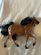 Vintage KID KORE HORSE Red/Black Hair Plastic Horse Toy
