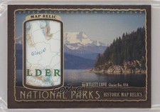 2022 Upper Deck Goodwin Champions 75/80 Glacier Bay National Park Map Relics