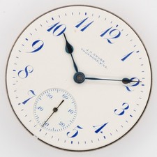 Partial Elgin Grade 317 Model 5 18-Size 15-Jewel Antique Pocket Watch Movement