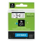 Dymo 45807 19mm x 7m czarny na czerwonej taśmie