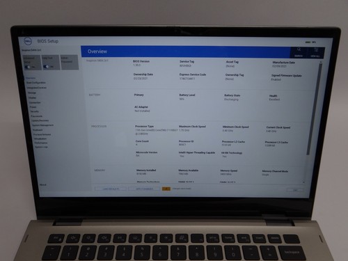 Dell Inspiron 5406 2n1 14" Pantalla Táctil i7-1165G7 8GB RAM 256GB SSD Win 11 - Imagen 2 de 21