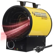  240V Electric Garage Heater, Wall/Ceiling Mount, 12,800 BTU, 3,750 Watt 