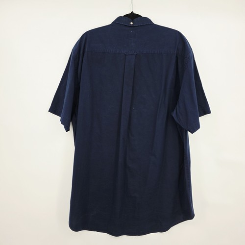 Gant The Broadcloth Regular Fit Hemd Gr. 2xl Kurzarm Navy Blau Button Down - Bild 3 von 12