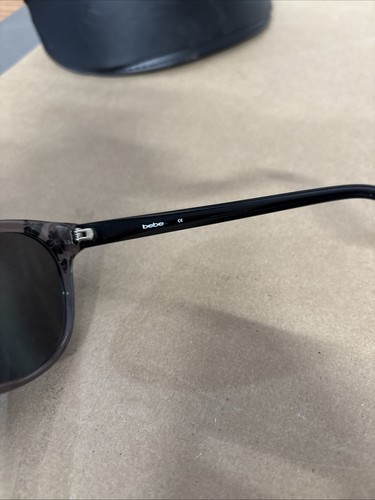 BEBE Women’s Sunglasses (001) Grey Crystal Swarski Crystals With Case - Picture 5 of 6