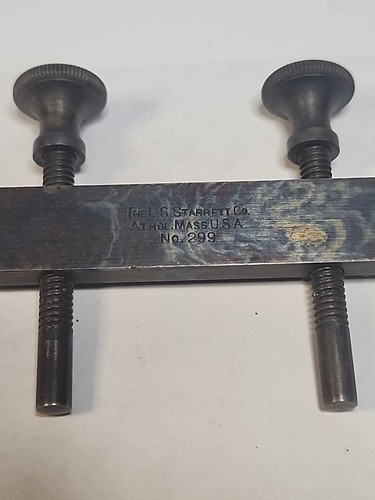 Vintage L.S. Starrett No. 299 Zollstock Klemme Kapazität bis zu 1-1/4 Zoll Made in USA - Bild 2 von 6