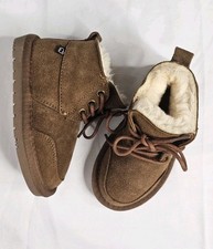 Lamo Chukka Jacob Boots Suede Chestnut Toddler Size 7C Comfy Soft