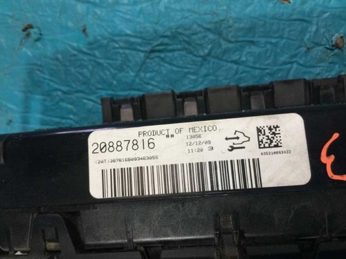 10 11 Silverado Sierra USED Dash Manual AC Air Control Switch - Picture 5 of 8