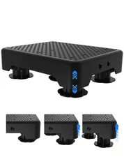 Adjustable Step Stool for Adults, Bed Step Stools, 600 LBS Capacity Safety Wi...