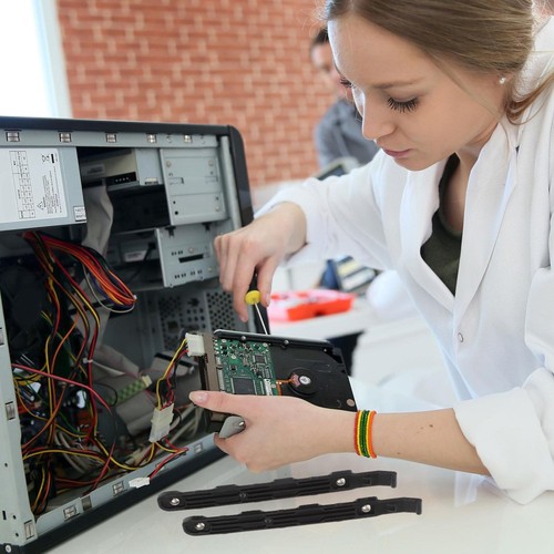 1 Paar Ersatz Kunststoff Festplatten Montageschienen für Computer Zubehör - Bild 9 von 12