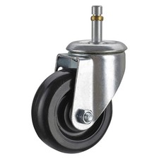 GRAINGER APPROVED P12S-PB050D-SG2 Stem Caster,5"dia,Polyolefin,300lb 32J838