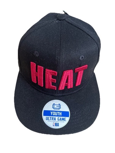 Miami Heat NBA Jugend Mütze Kappe offiziell Ultra Game Snapback verstellbar schwarz Hüte - Bild 2 von 9