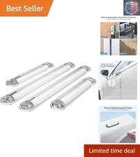 Sound Dampening Self-Adhesive Bumpers - Clear Silicone Protectors for Furniture