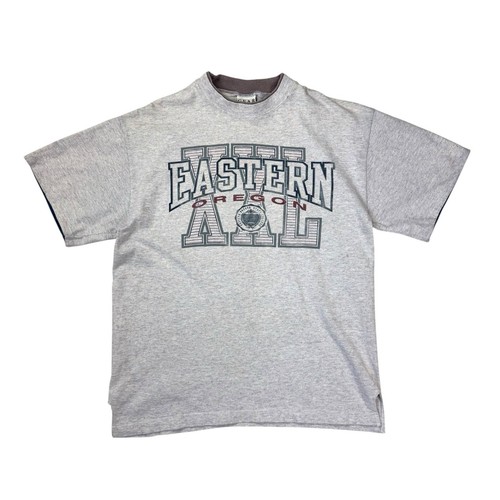 Vintage 90s Gear For Sports Eastern Oregon T-Shirt Size Large Print USA Retro - Bild 1 von 8