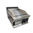 Griddle 40cm Smooth Steel Plate Natural Gas 3kw Grill Heittox FGS40 N