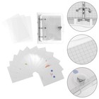  Loose Leaf Binder Pocket Notebooks Spiral Daily Planner Small Ring