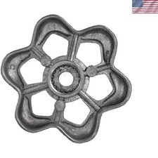 Replacement Round Broach Faucet Handle for Sillcocks - Durable Metal Finish