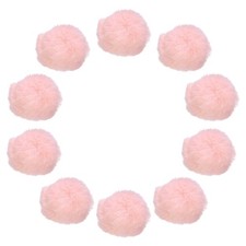 20 St&uuml;ck Kunstpelz Pompons, 2,4 Zoll f&uuml;r Faux Fur Balls, Rosa