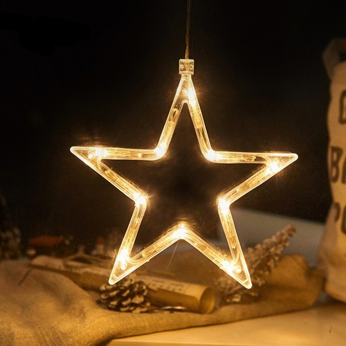 Christmas snowman star lights holiday window decoration LED holiday lights - Picture 16 of 22