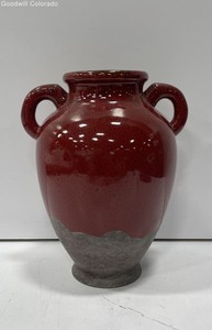 Southern Living Home Red Brown Decorative Vase