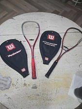 Two Wilson Squash Raquets Punisher And Smash