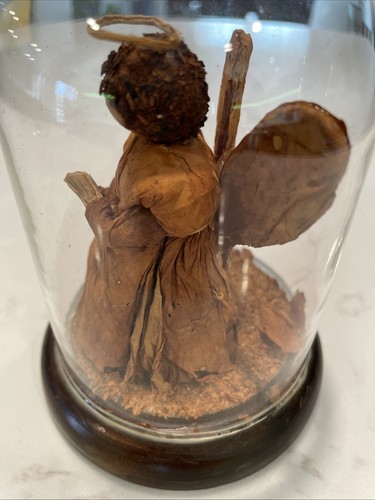 Kentucky Tobacco Figurine In Glass Dome Signed Fred Freda Burley RARE - Picture 5 of 9