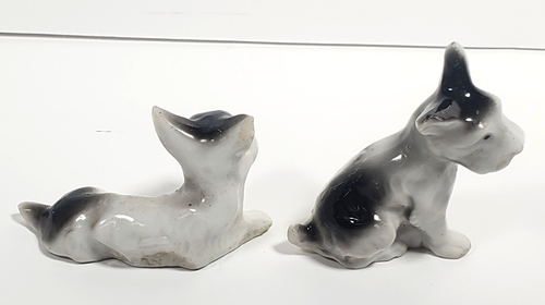 Vintage Porcelain Dog Figurines Set of 2 Made in Japan - Picture 5 of 8