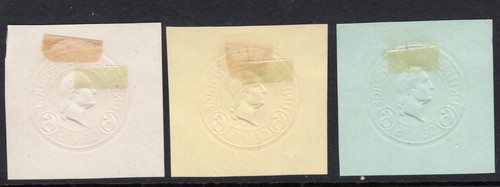 US Scott U529-U531 Mint Hinged - Cut Squares - CV 26$ - Picture 2 of 2