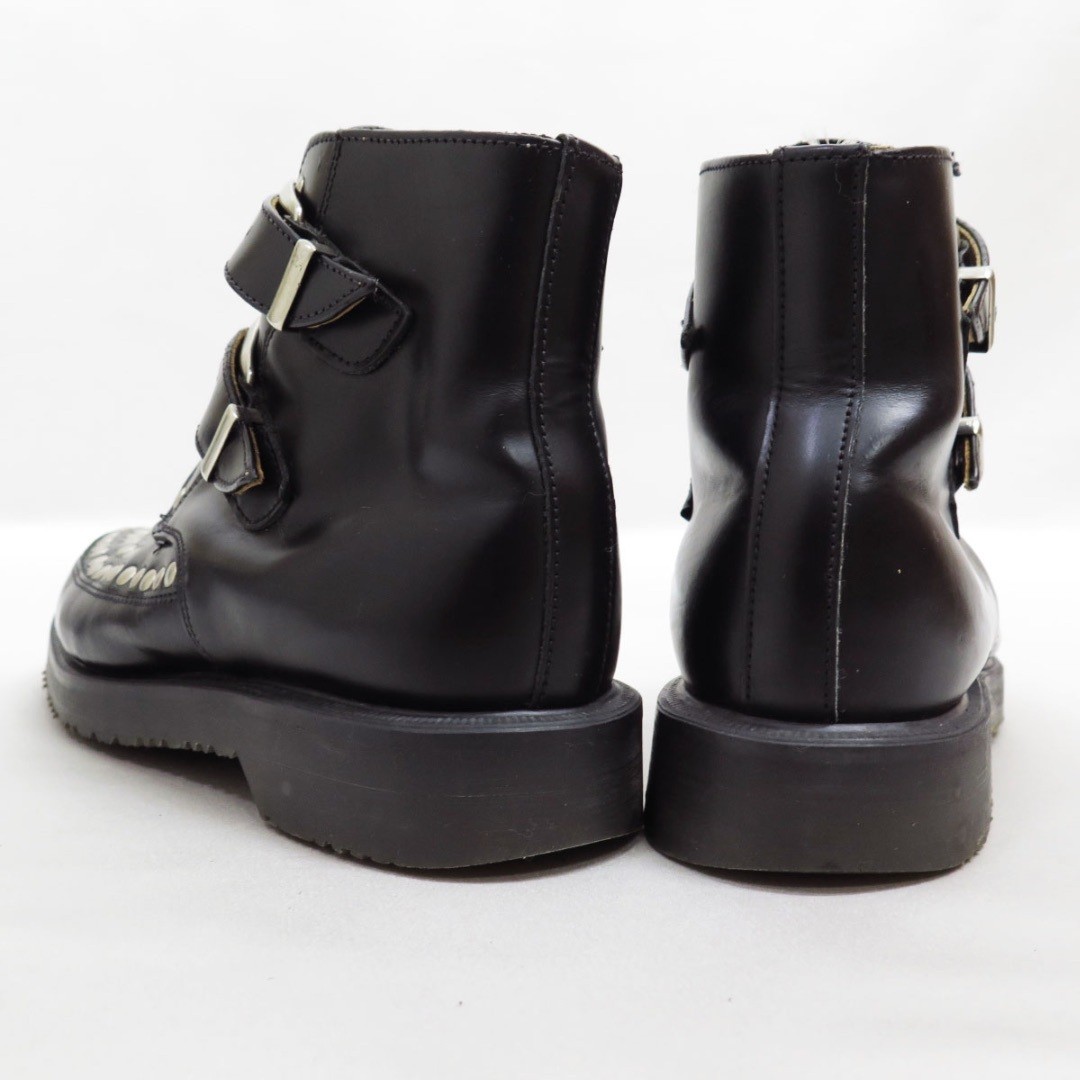 Yohji Yamamoto x George Cox Studded Leather Boots 2004AW UK4