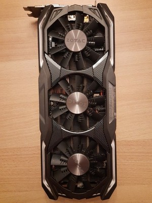 ZOTAC NVIDIA Geforce GTX 1080 AMP! Extreme Edition Grafikkarte 8GB-Guter Zustand