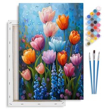 Yezavesu Framed Paint by Numbers Kit for Adults Beginner  8x12 Inch, YOP0206