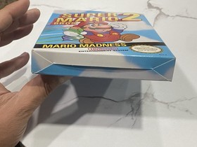 Super Mario Bros 2 Nintendo NES SMB2 Cib Game Cartridge Authentic Near Mint Box