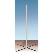 Silver Metal E-Z Banner Stand - 81"H
