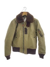 Buzz Rickson's Flight Jacket/38/Cotton/KHK/BR12008 Used