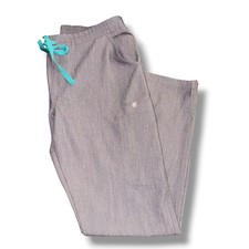 FIGS Technical Collection Yola High Rise Slim Scrub Pant Womens M Gray TW2000R