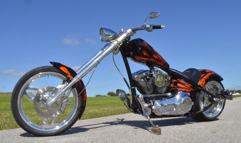 2006 Custom Built Motorcycles SAXON GRIFFIN 300mm REAR TIRE SOFTAIL CHOPPER - Image 4 of 4